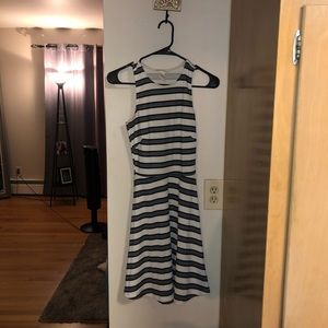 Black and white dress